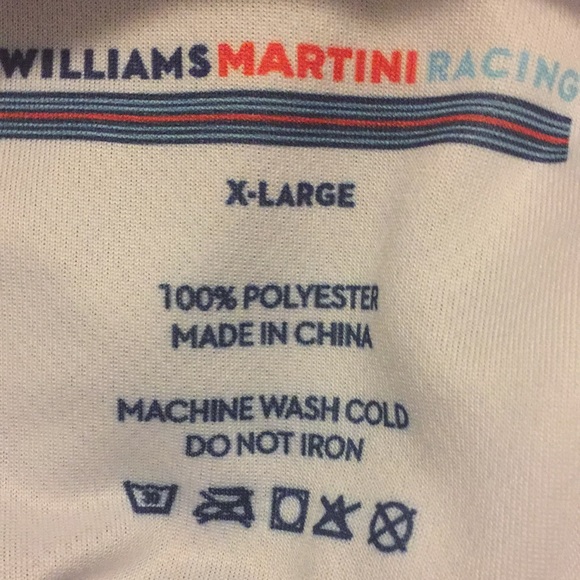 Williams Martini Raving Replica polo XL NWT - Picture 6 of 8